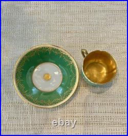 Antique DRESDEN Demitasse Cup & Saucer