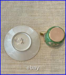 Antique DRESDEN Demitasse Cup & Saucer