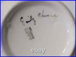 Antique Emily Chase Hand Painted China Floral Tea Set, Bavaria, Limoges, Gold