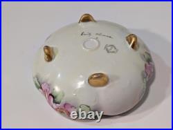 Antique Emily Chase Hand Painted China Floral Tea Set, Bavaria, Limoges, Gold