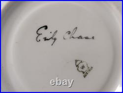 Antique Emily Chase Hand Painted China Floral Tea Set, Bavaria, Limoges, Gold