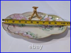Antique Emily Chase Hand Painted China Floral Tea Set, Bavaria, Limoges, Gold
