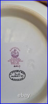 Antique George Jones &Sons/ T. Goode & Co Gilded Bone China Bowl