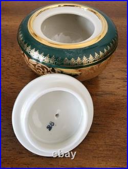 Antique Green Gold Encrusted Tea Set 21 pc 1920s RW Wachter Haviland Bavaria VG+
