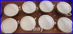 Antique Green Gold Encrusted Tea Set 21 pc 1920s RW Wachter Haviland Bavaria VG+