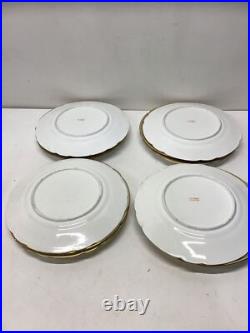 Antique Hand Painted Floral Cabinet Plates Cobalt Blue Gold Gilt ABPearce Set 12 Antique Hand Painted Floral Cabinet Plates Cobalt Blue Gold Gilt ABPearce Set 12