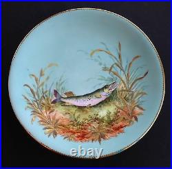 Antique Hand Painted Royal Crown Derby China Plate for Tiffany & Co