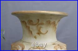 Antique Hand painted China Vase Cherubs Collectible Porcelain Gold Gilded Vase