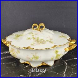 Antique Haviland Limoges France The Princess Gold Dinnerware Set 31 Pc Pre-1930