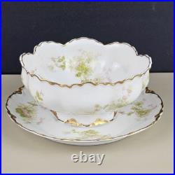 Antique Haviland Limoges France The Princess Gold Dinnerware Set 31 Pc Pre-1930