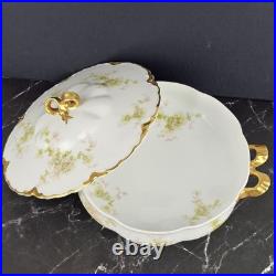 Antique Haviland Limoges France The Princess Gold Dinnerware Set 31 Pc Pre-1930