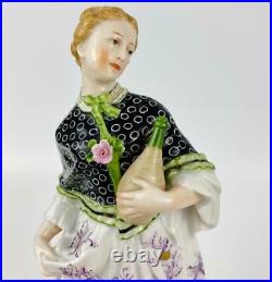 Antique Karl Ens KVE c1900 German Fine Porcelain Figurine 22cmGold GiltChina