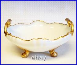 Antique Limoges Roman Gold Porcelain Jardinière / Centerpiece Rococo Revival Antique Limoges Roman Gold Porcelain Jardinière / Centerpiece Rococo Revival