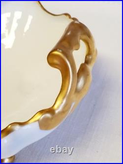 Antique Limoges Roman Gold Porcelain Jardinière / Centerpiece Rococo Revival Antique Limoges Roman Gold Porcelain Jardinière / Centerpiece Rococo Revival