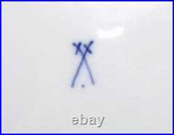 Antique MEISSEN German HEAVY GOLD / Flowers CABINET PLATE 11.25 DIA