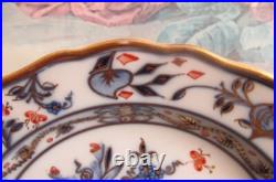 Antique Meissen Germany Blue Onion Red Gold 9 Plate