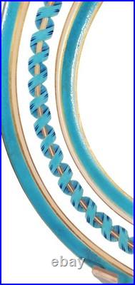 Antique Minton Celeste Blue Ribbon & Gilded 10 Inch Plate c. 1810