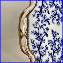 Antique Minton China Blue Floral Design With Gold Rim Accent Excellent Cond