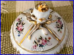 Antique Old Paris Teaset Service for 6 19th Century Floral Excellent