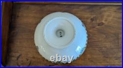 Antique Porcelain Footed Bowl Gold trim and multi colored pattern. Made in Japan