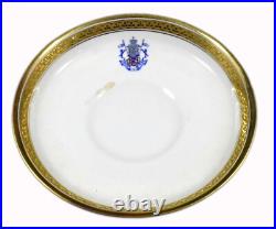 Antique Porcelain Gold Rimmed Plate Cauldon China England Collectible. G26-312