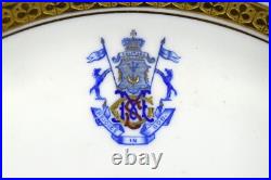 Antique Porcelain Gold Rimmed Plate Cauldon China England Collectible. G26-312