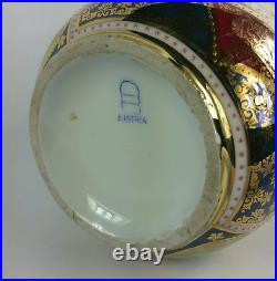Antique Porcelain Portrait Scene Vase with Moriage Austria 11 Antique Porcelain Portrait Scene Vase with Moriage Austria 11