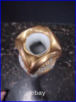 Antique Porcelain Portrait Vase Royal Vienna Artist Kantler 11 Gold Wow