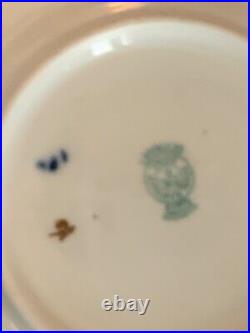 Antique Royal Bavarian China Cobalt Blue/Gold Serving Platter & 12 small Dishes