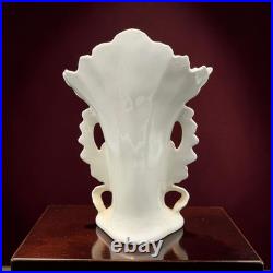 Antique Royal China 22Kt Gold Victorian Portrait Double Handle Vase Urn Decor 9