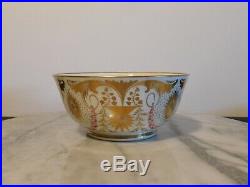 Antique Royal Crown Derby China Porcelain Gold Gild Hand Painted Bowl