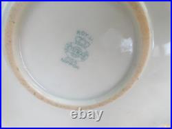Antique Royal Kinran Nippon Moriage Pitcher Chrysanthemums Cobal Blue & Gold