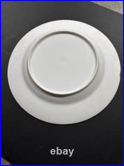 Antique Royalty Chinese Export Gold Armorial Plate Dish Imperial Eagle Coat Arms