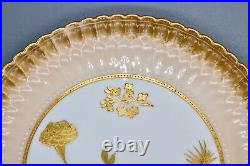 Antique Spode Copeland China Gilded Aesthetic Movement Plate Tiffany & Co