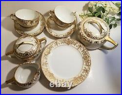 Antique Tea and Luncheon Set #16034 Christmas Ball by Noritake