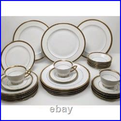 Antique Thomas Bavaria Greek Key Porcelain China Lot 31 pieces 24K Gold Trim