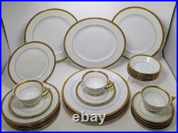 Antique Thomas Bavaria Greek Key Porcelain China Lot 31 pieces 24K Gold Trim