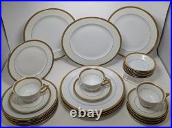 Antique Thomas Bavaria Greek Key Porcelain China Lot 31 pieces 24K Gold Trim