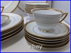 Antique Thomas Bavaria Greek Key Porcelain China Lot 31 pieces 24K Gold Trim