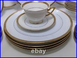 Antique Thomas Bavaria Greek Key Porcelain China Lot 31 pieces 24K Gold Trim
