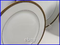Antique Thomas Bavaria Greek Key Porcelain China Lot 31 pieces 24K Gold Trim