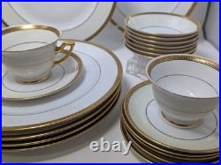 Antique Thomas Bavaria Greek Key Porcelain China Lot 31 pieces 24K Gold Trim