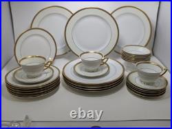 Antique Thomas Bavaria Greek Key Porcelain China Lot 31 pieces 24K Gold Trim