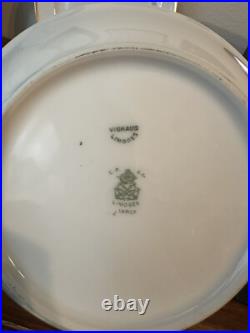 Antique Vintage LIMOGES Haviland Vignaud Gold Rim Porcelain China, LOT of 37 pcs