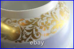 Antique c1814 Spode Pot Pourri Jar Putti Cherub Relief Gold Foliate Bone China