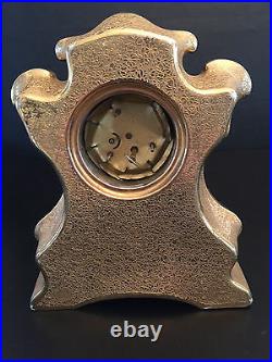 Antique mantle clock VICTORIA CHINA czechoslovakia H/P 24 karat gold 1901-1910