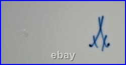 Antq MEISSEN Germany Crossed Swords Yellow DRAGON Red Dots 9 ¾ Dinner Plate