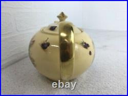 Aynsley Orchard Gold Fine Bone China Teapot Made In England Collectable Teapot