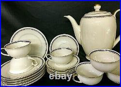 Bavaria Germany China Tea Coffee Set 23 Pieces Elfenbeir Porcelain Circa 1936-50