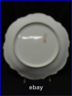 Beautiful Antique Limoges Gold Gilt Encrusted Hand Painted Cabinet Plate